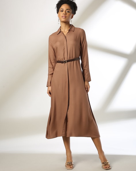 Buy Brown Dresses for Women by Fig Online Ajio