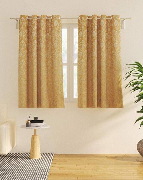 Home Centre Pack of 2 Floral Print Window Curtains
