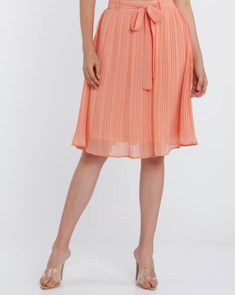 Zink London Solid Flared Skirt