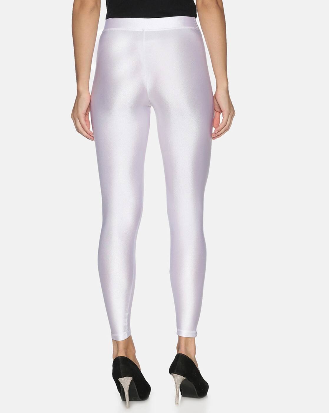 Buy Black White Leggings for Women by Twin Birds Online