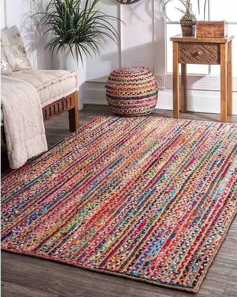 Habere India Hand Woven Cotton Carpet & Rugs 5'' x 8''