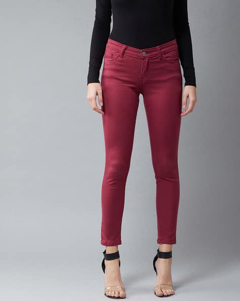 Light-Wash Skinny Fit Jeans