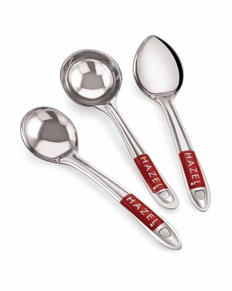 Set of Stainless Steel Kitchen Spoon