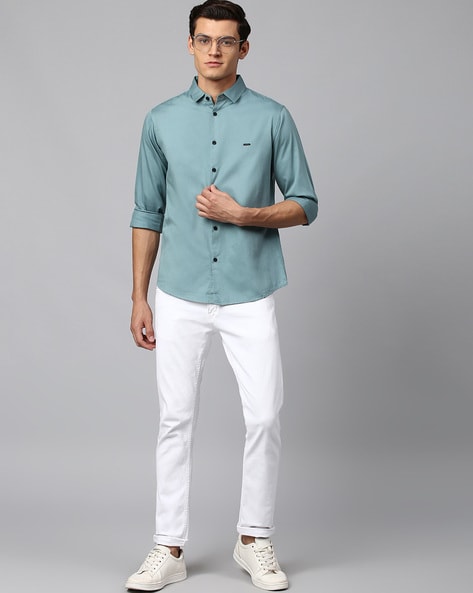 Light teal shirt best sale