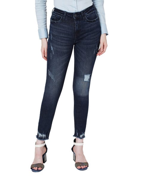 Buy Dark Blue Jeans Jeggings for Women by Vero Moda Online