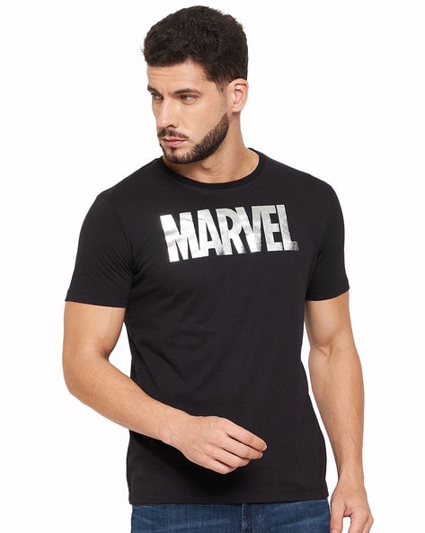 Marvel Print Crew-Neck T-Shirt