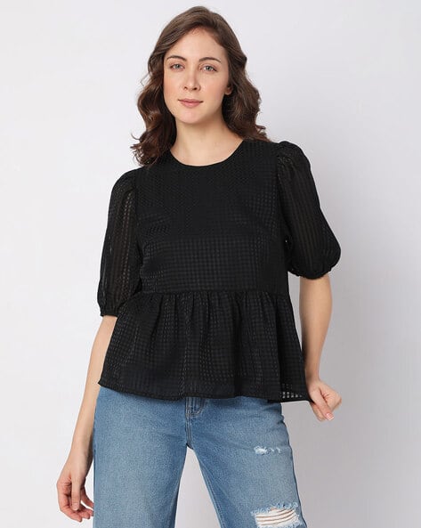 vero moda peplum top