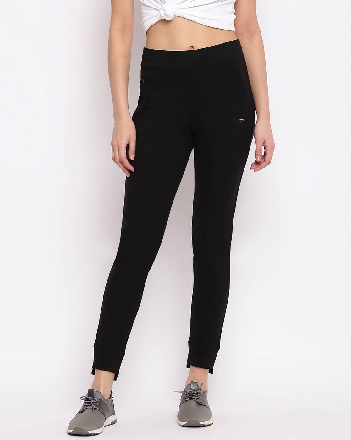 Buy Black Track Pants for Women by MARVEL Online
