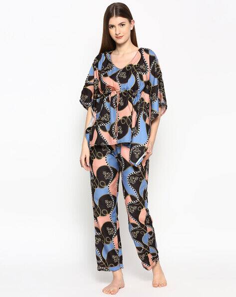 Printed Top Pyjamas Set - Main Image
