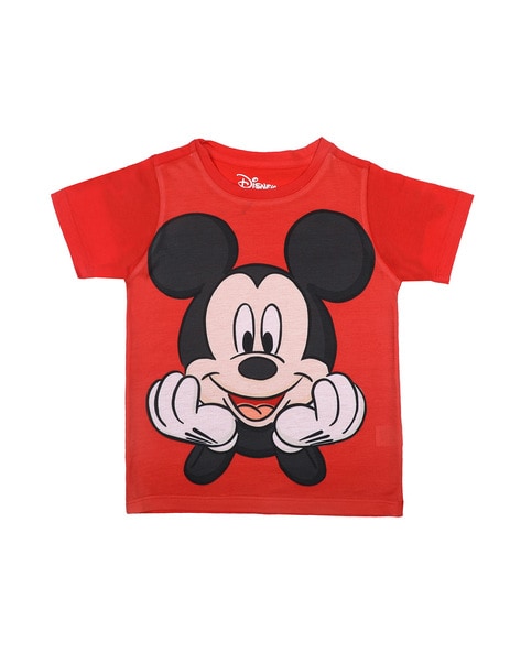 Mickey mouse red shirt on sale