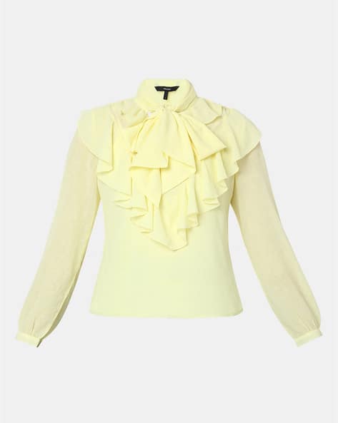 Buy Yellow Tops for Women by Vero Moda Online
