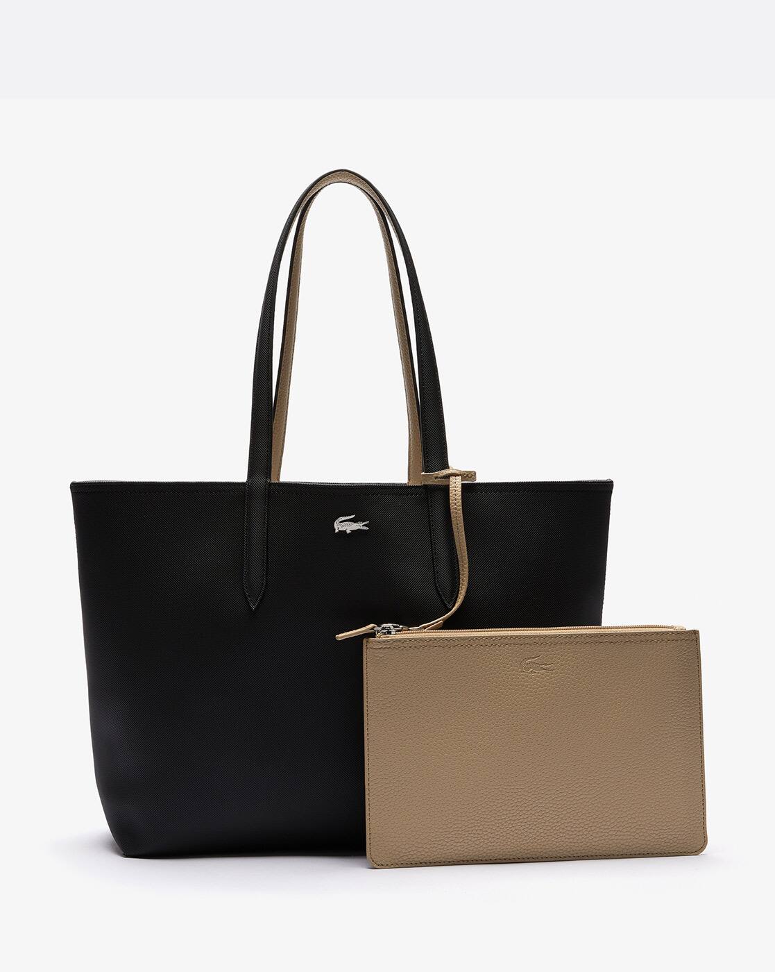 Kalinga Ashok Chaussons GarÃ§on Black Sac Lacoste Reversible Noir