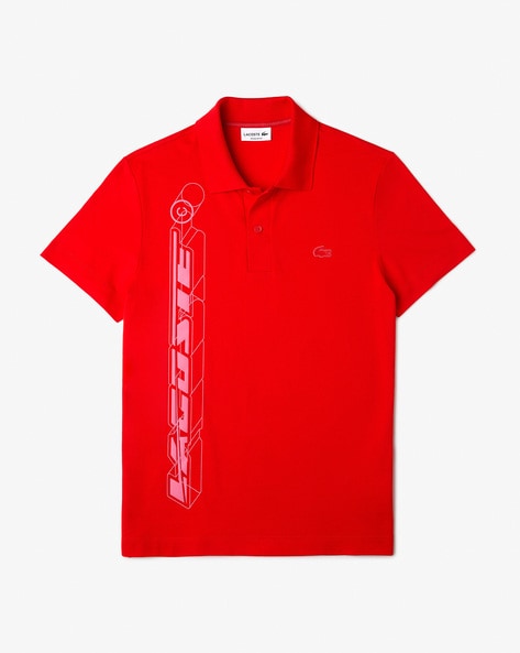 Buy Red Tshirts for Men by Lacoste Online Ajio