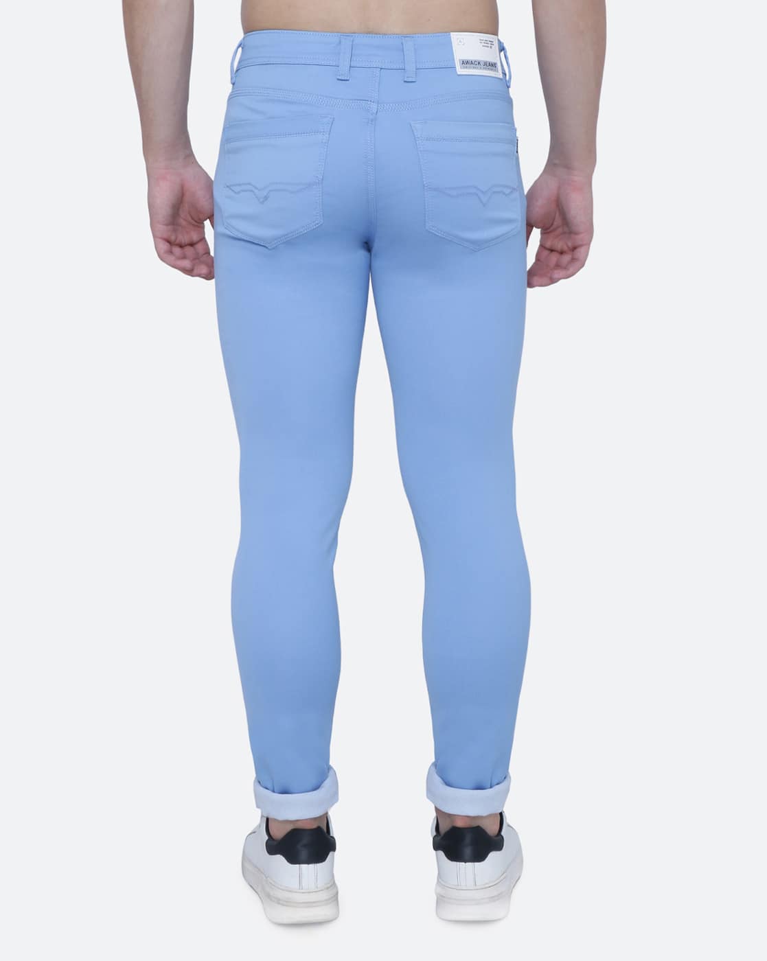 Skinny CalÃ§a Bag Jeans Buy Sky Blue Jeans For Men By Awack