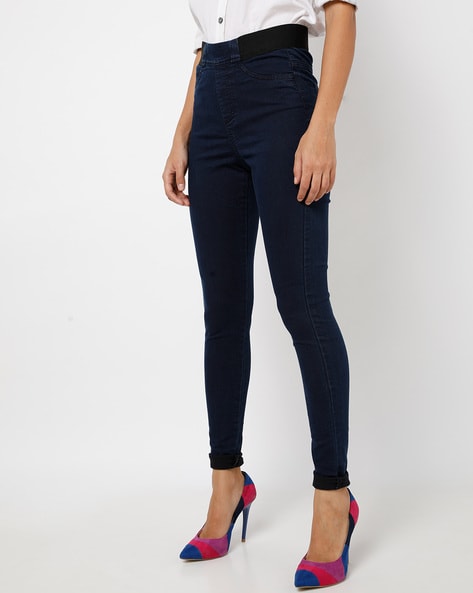 Navy jeggings marks and spencer hotsell