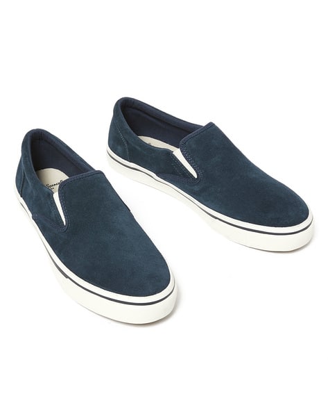 Mid-Top Slip-On Flat Boat Shoes