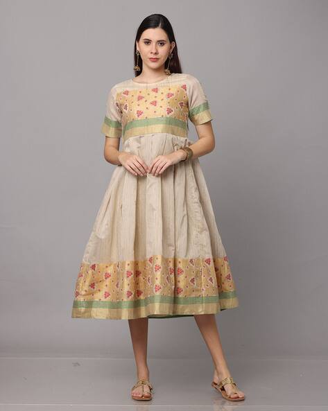 knee length dresses for ladies Ladivine CD0240CL Prom Dress - Champagne/Gold main image 1