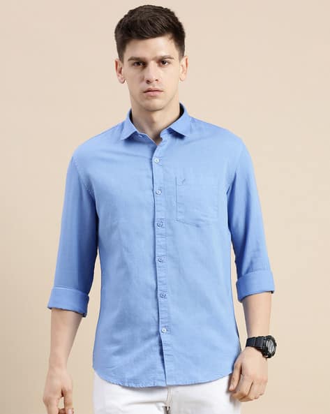SHOWOFF Slim Fit Spared Collar Shirt