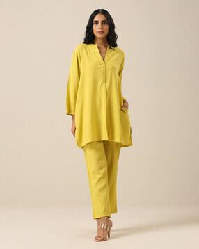 truebrowns Pants-Suit Set with Side Pockets-picture-30