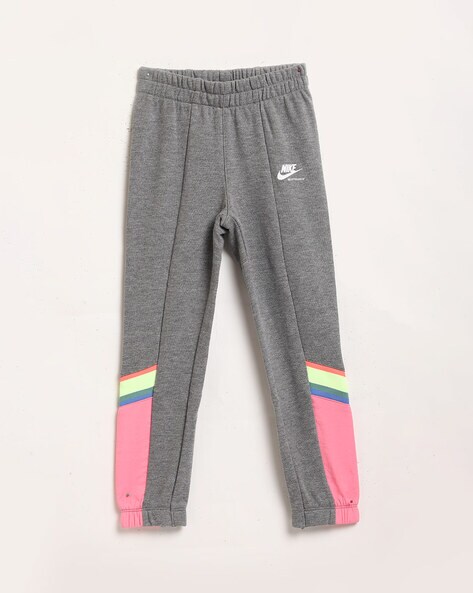 Nike grey leggings with panel detail best sale