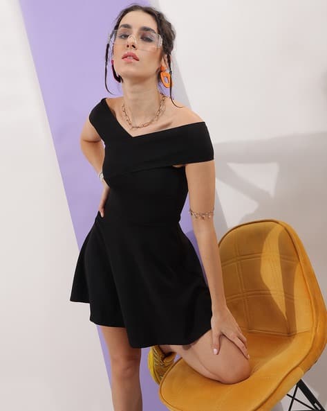 Women Off-Shoulder Skater Dress