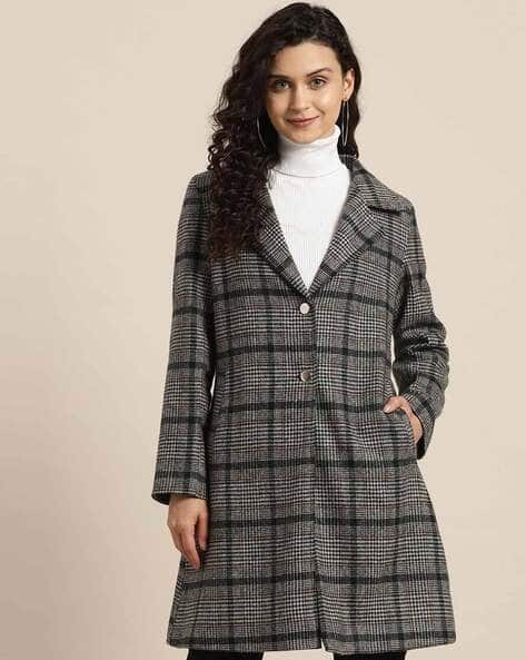 Buy Black Jackets & Coats for Women by Qurvii Online | Ajio.com