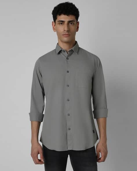 Buy Grey Shirts for Men by Van Heusen Online