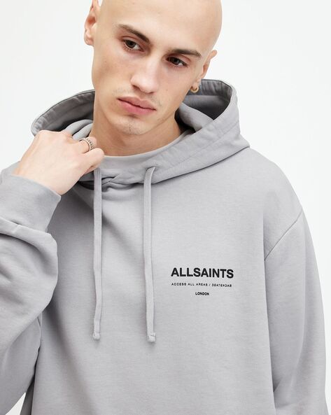 Buy Grey Sweatshirt Hoodies for Men by ALL SAINTS Online Ajio