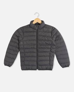 Boys Quilted Jacket with Zip-Front-image-38