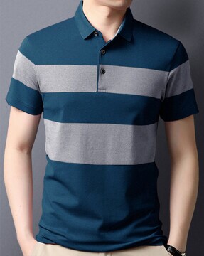 Color polo t shirts best sale