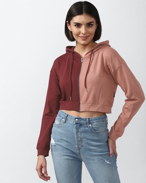 Forever 21 cropped hoodie hotsell