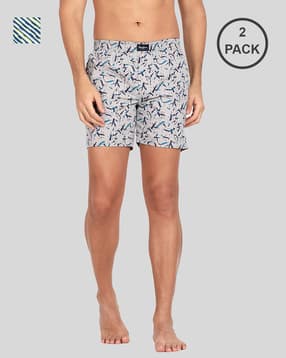 pepe jeans Pack of 2 Printed Boxers with Elasticated Waist-picture-31