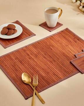 home centre Set of 6 Habitat Candere Bamboo Coasters-picture-32