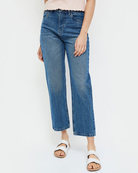 Women Strechable Straight Jeans