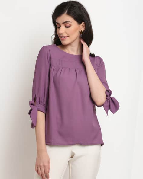 Buy Purple Tops for Women by La Zoire Online