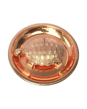 navyaksh Copper Metal Feng Shui Vastu Turtle Tortoise Plate-picture-45
