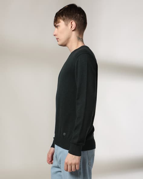 Price History of JOHN PLAYERS Men Slim Fit Crew-Neck Pullover from