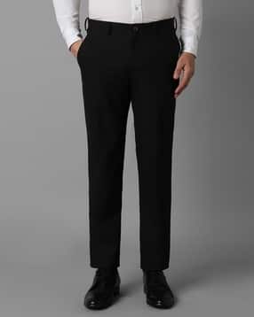 louis philippe Men Slim Fit Trousers with Insert Pockets-picture-13