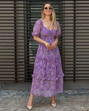 sheetal associates Floral Print A-Line Dress-picture-18