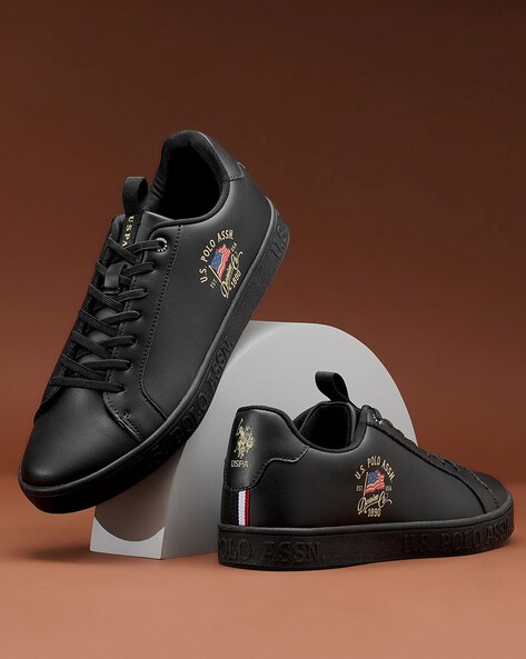 Black us shops polo assn shoes