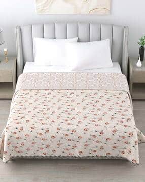 Printed 3 Layer Cotton Reversible Single Bed Dohar