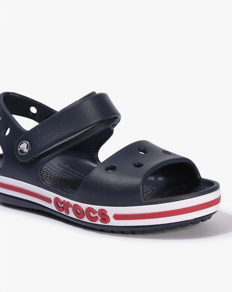 Buy Navy Blue Pepper Sandals for Boys by CROCS Online