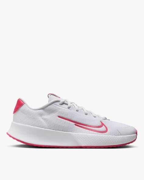 Buy NIKE Vapor Lite HC Lace-Up Tennis Shoes White Color Women