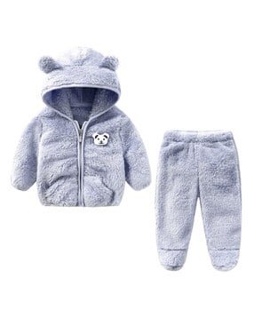 Toddler Baby Boy and Girl Teddy Bear Ear Kids Top & PyjamasSet-image-1