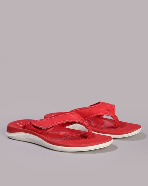 Buy Red Flat Sandals for Women by CLARKS Online Ajio