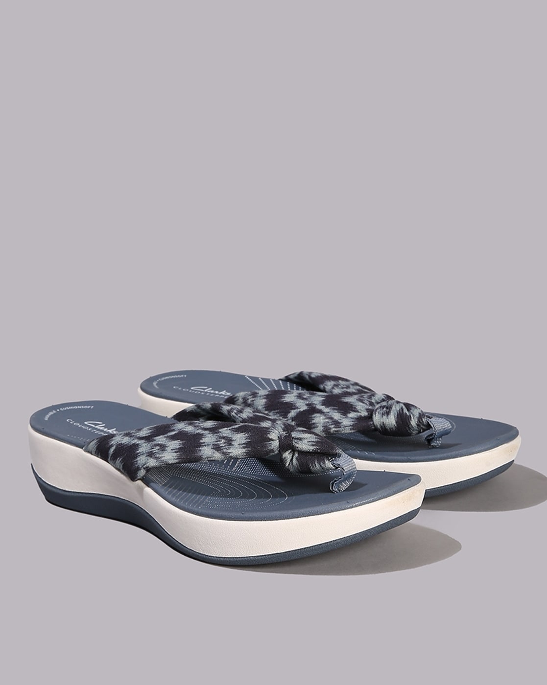 Buy Blue Flat Sandals for Women by CLARKS Online Ajio