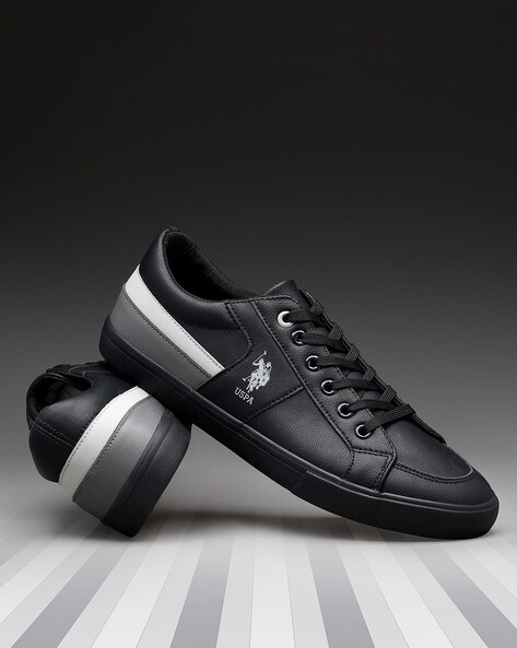 Men Low-Top Lace-Up Sneakers