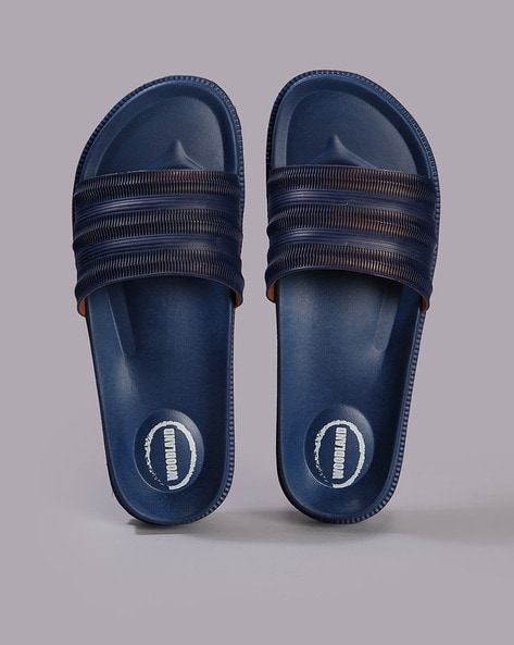 Woodland navy blue sandals outlet