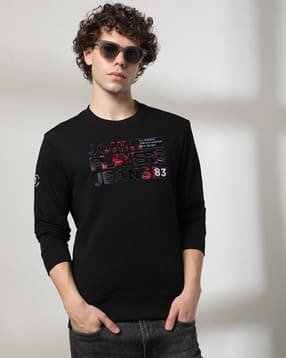 john players jeans John Players Slim Fit Crew Neck Graphic Sweatshirt-picture-11