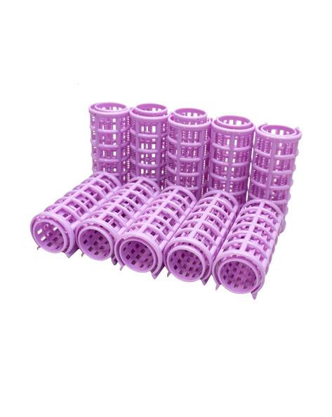 BRONSON PROFESSIONAL Roller Curlers Clips for Women 25mm Set - Multi-Color